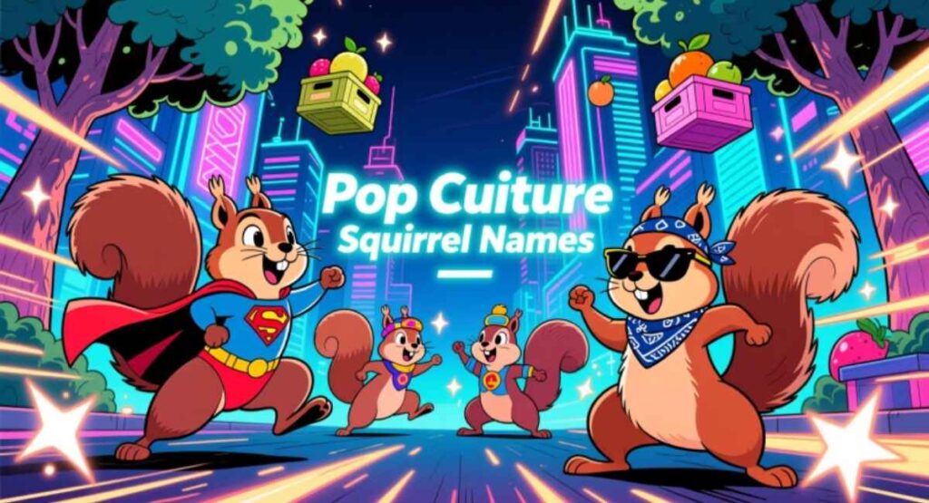 Pop Culture Squirrel Names