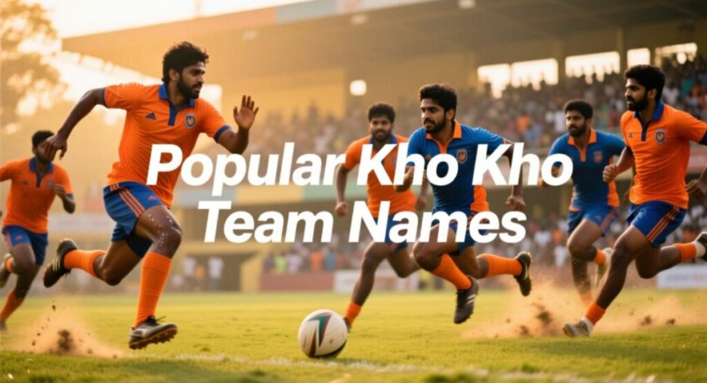Popular Kho Kho Team Names