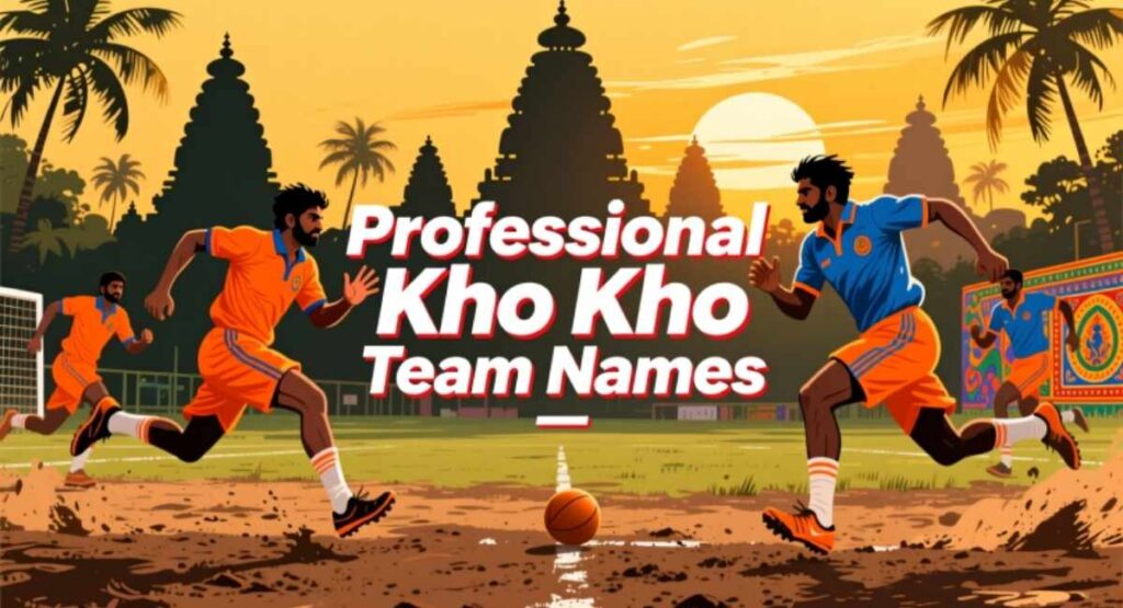 Professional Kho Kho Team Names