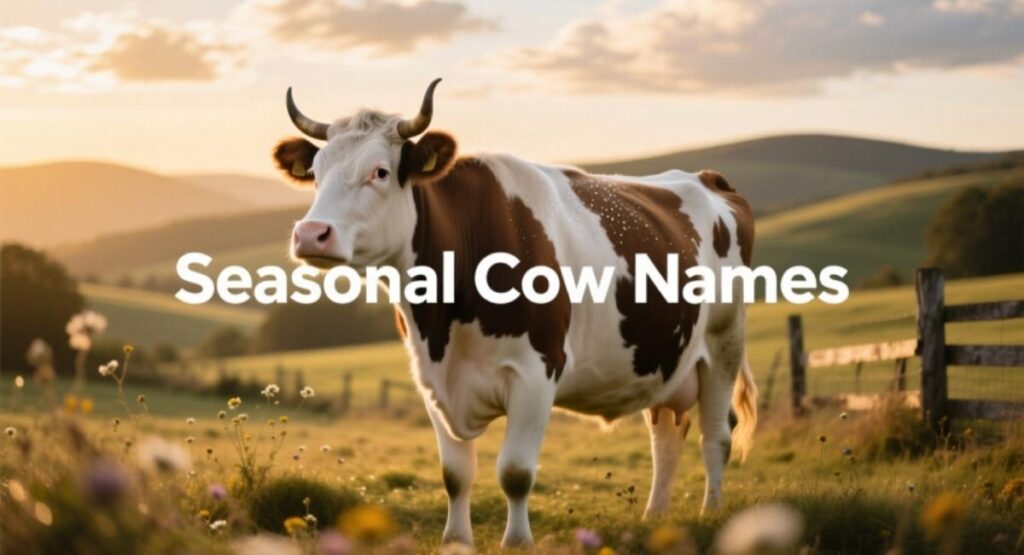 Seasonal Cow Names