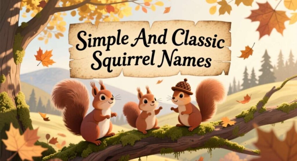 Simple And Classic Squirrel Names