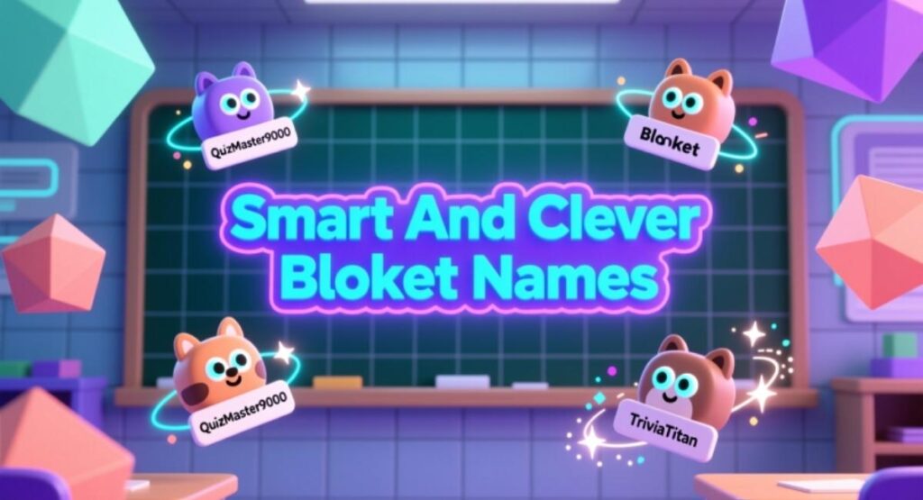 Smart And Clever Blooket Names