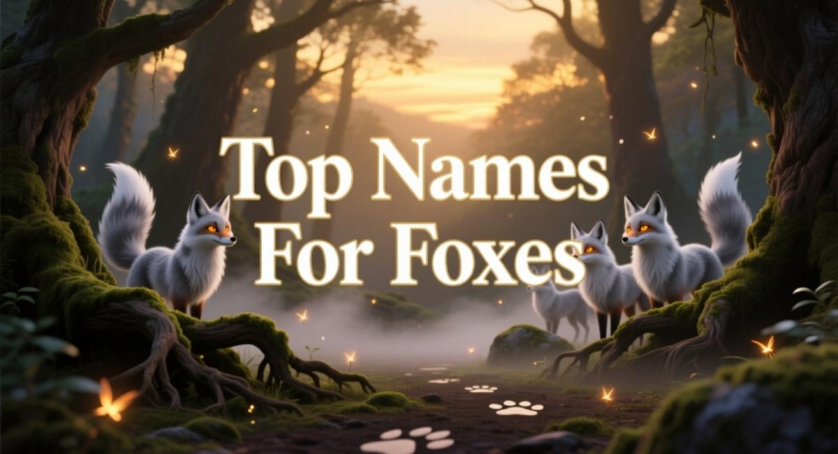 Top Names For Foxes – Cute, Clever, Unique Names For Every Fox Personality
