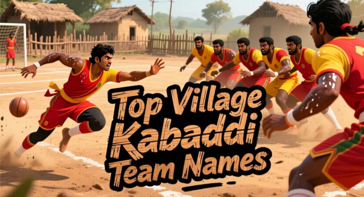 Top Village Kabaddi Team Names That Are Strong, Catchy, and Memorable