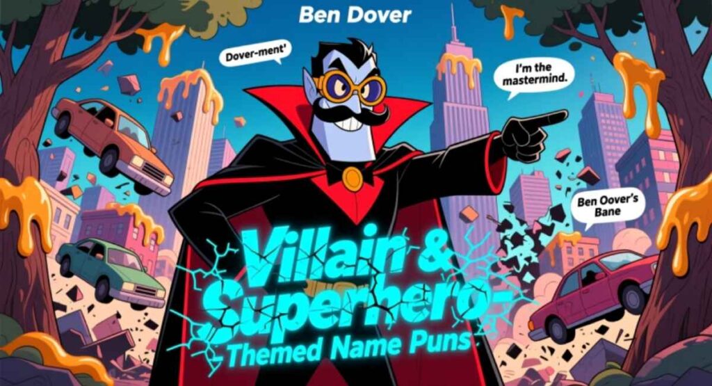 Villain & Superhero-Themed Name Puns