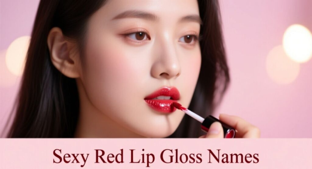 sexy red lip gloss names