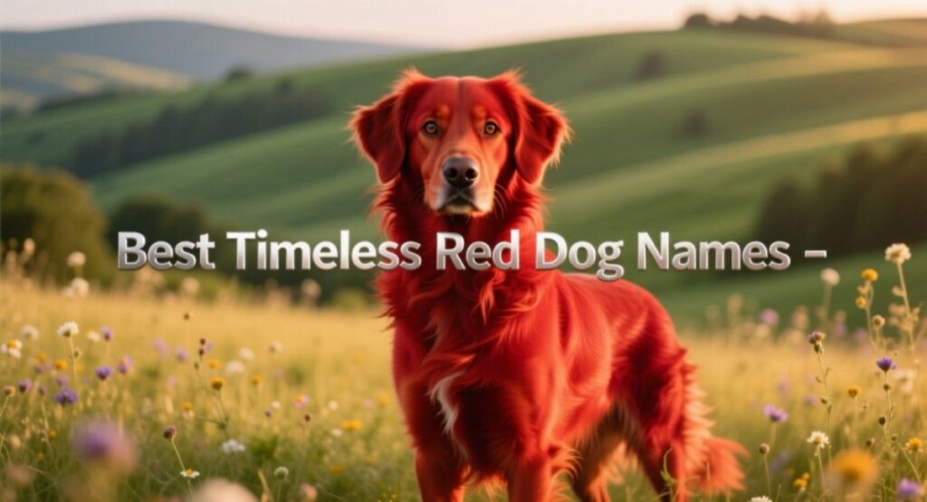 Best Timeless Red Dog Names