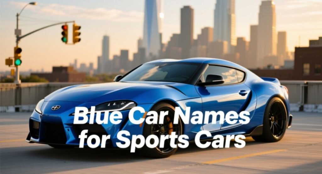 Blue Car Names for Sports Cars