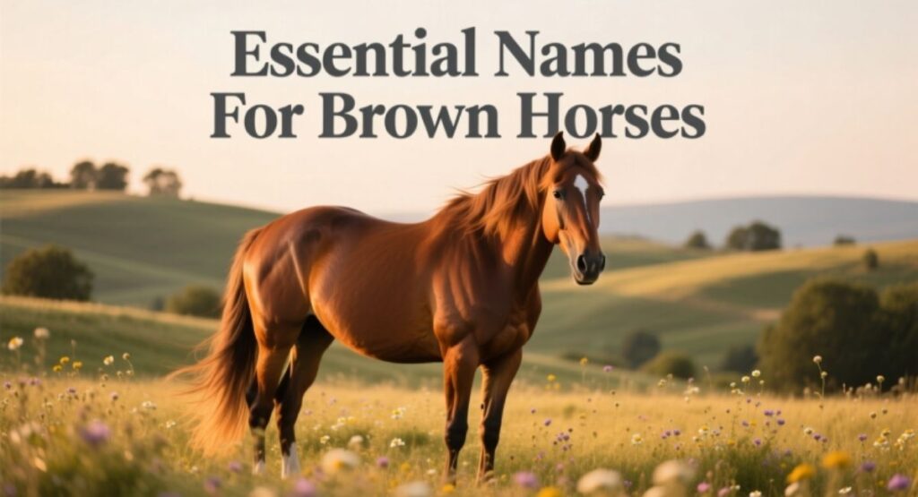 Essential Names For Brown Horses