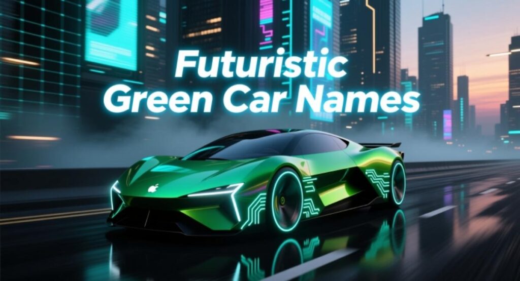 Futuristic Green Car Names