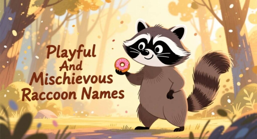 Playful And Mischievous Raccoon Names