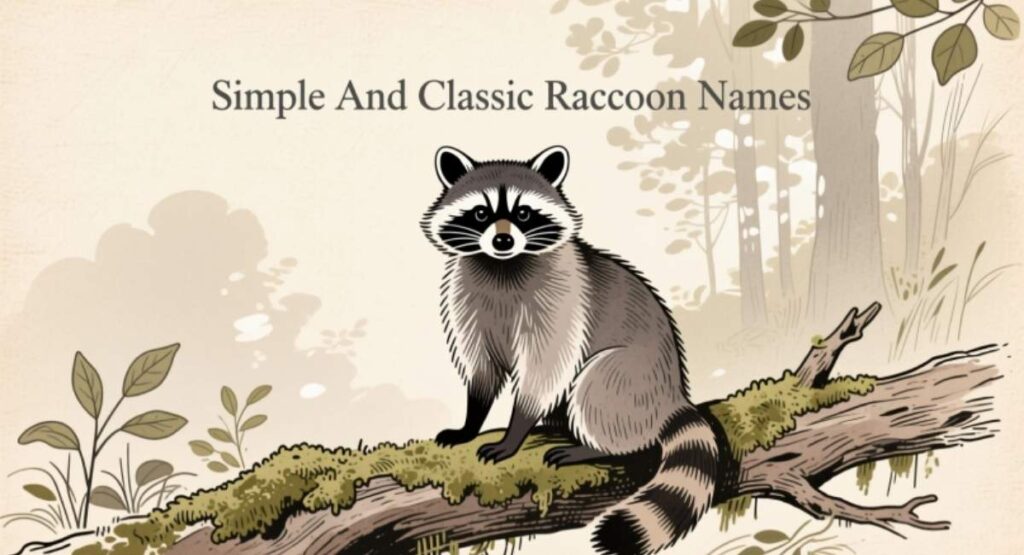 Simple And Classic Raccoon Names