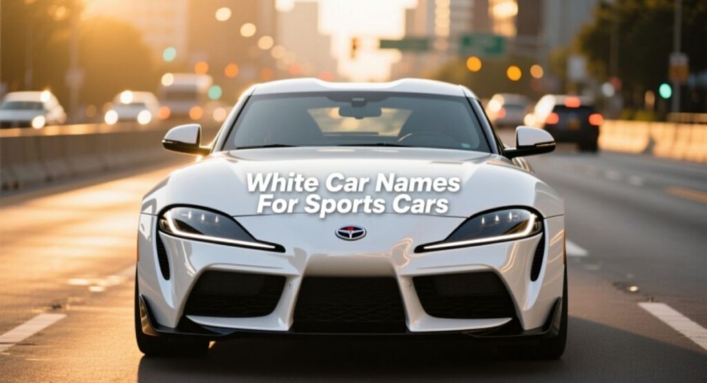 White Car Names For Sports Cars