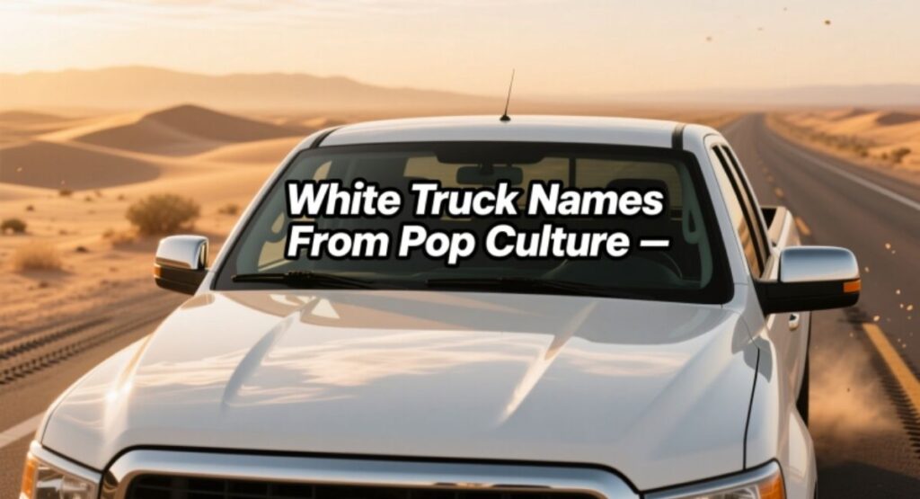 White Truck Names From Pop Culture